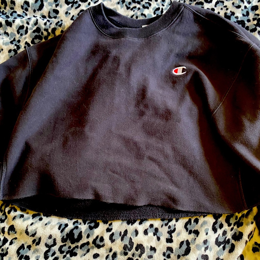 Champion cropped hoodie